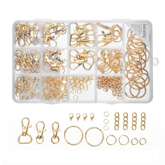 Gold Keychain-Making Findings Kit by Bead Landing™
